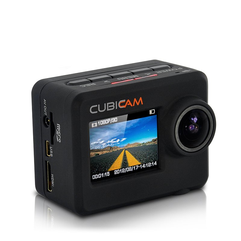 Full HD Sports Camera w/ Body Strap - Cubicam