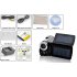 Cool Solar Powered Digital Camcorder  featuring fold out Dual Solar Charging Panels and a High Spec 16MP  720x480 Resolution all in a Compact and Modern Design 