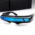 Cool Sunglasses with Narrow frame Cyclops Shield Party Mirror Mono Lens polaroid glasses