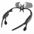 Cool looking sunglasses   MP3 shades with 2GB s of memory   What could be better than sunglasses with an MP3   WMA player built in as well as high quality earph