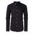 CoolMee Men s Plus Size Casual Long Sleeve Oxford Shirt Big Tall Cotton Western Shirts