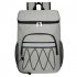 Cooler Cooling Backpack Insulated Leak Proof For Outdoor Camping  Picnic  Beach  Lightweight Lunch Tote Bag With Organized Storage Side Mesh Pockets grey