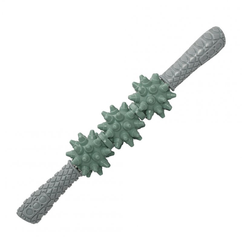 Coolife Fascia Muscle Roller Cellulite Massager Deep Tissue Massage Stick Tools For Neck Leg Back Body green