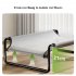 Cooling Dog Bed  Elevated Dog Bed With Suspended Design  Waterproof Steel Pipe  Wear Resistance Rust proof Raised Dog Bed For Indoor  Outdoor grey XS 61x46x21cm