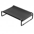 Cooling Dog Bed, Elevated Dog Bed With Suspended Design, Waterproof Steel Pipe, Wear Resistance Rust-proof Raised Dog Bed For Indoor, Outdoor black XS-61x46x21cm
