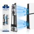 Cooling Fan With RGB Color Lighting 3 Cooling Fans 3 Gears USB Port Cooler Compatible For PS5 Slim Disc Digital Edition black