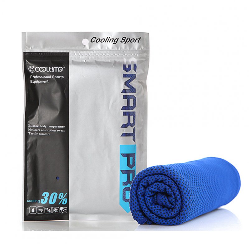 Cooling Towel Super Absorbent Cooling Towel for Sports Dark blue_30*100