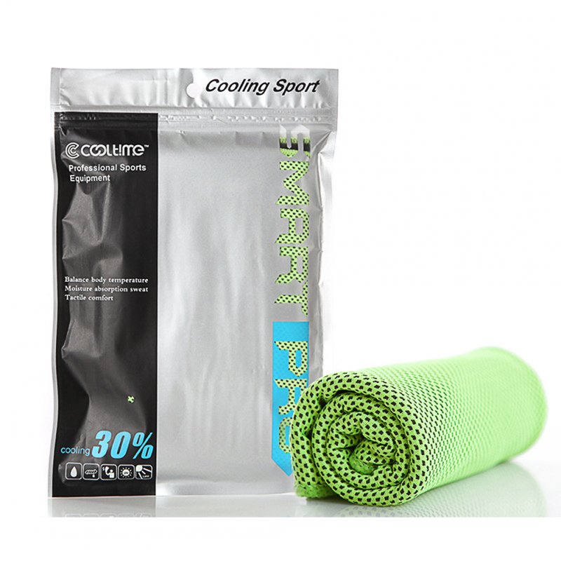 Cooling Towel Super Absorbent Cooling Towel for Sports green_30*100