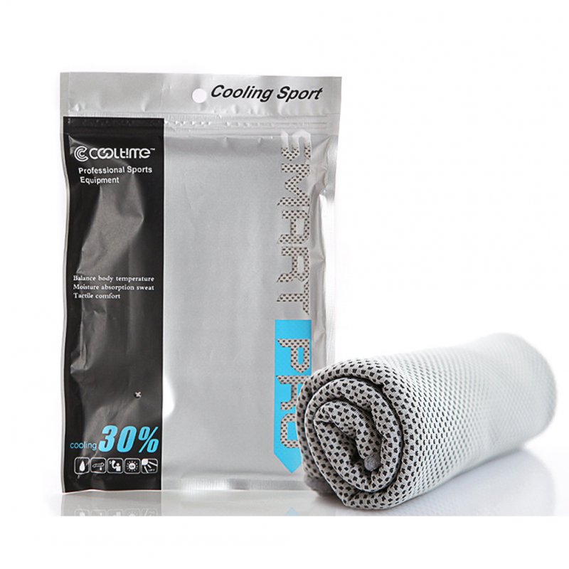 Cooling Towel Super Absorbent Cooling Towel for Sports gray_30*100