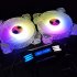 Coolmoon P argb Controller 4 pin Pwm 5v 3pin Smart RGB Remote Controller Chassis Fan Hub Pc Case Cooling Fan White