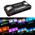 Coolmoon P argb Controller 4 pin Pwm 5v 3pin Smart RGB Remote Controller Chassis Fan Hub Pc Case Cooling Fan black