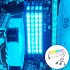 Coolmoon Ra 2 Ram Cooler High Efficiency 5v Argb Memory Module Heat Sink Light Effect Desktop Computer Memory Cooler White