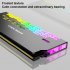 Coolmoon Ra 2 Ram Cooler High Efficiency 5v Argb Memory Module Heat Sink Light Effect Desktop Computer Memory Cooler White