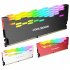 Coolmoon Ra 2 Ram Cooler High Efficiency 5v Argb Memory Module Heat Sink Light Effect Desktop Computer Memory Cooler gray