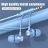 Copper Driver Hifi Sports Headphones 3 5mm In ear Earphone Ergonomic Bass Music Earbuds For Phones Tablets blue