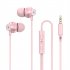 Copper Driver Hifi Sports Headphones 3 5mm In ear Earphone Ergonomic Bass Music Earbuds For Phones Tablets White