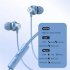 Copper Driver Hifi Sports Headphones In ear Type c Wire controlled Earphones Bass Music Headset for MP3 Phone black