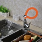 Copper Valve Body Any Direction Kitchen Faucet Cold and Hot Water Mixer Water Tap 85012-4 orange
