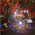 Copper Wire Firework Led Wire  Light Fairy Light Decoration Lamp With 8 Explosion Modes 120 lights  40pcs 3LED  colorful