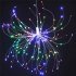 Copper Wire Firework Led Wire  Light Fairy Light Decoration Lamp With 8 Explosion Modes 180 lights  60pcs 3LED  warm white