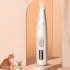 Cordless Dog Paw Trimmer For Grooming  Electric Grooming Clippers With LED Light  Smart Display Screen  Waterproof Small Pet Hair Trimmer For Dogs Cats White St