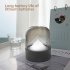 Cordless Glass Night Light Snow Mountain USB Rechargeable RGB 6 color Dimming Timing Breathing Sleep Lamp Bedside Lamp Decor For Home Bedroom Living Room Coffee
