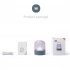 Cordless Glass Night Light Snow Mountain USB Rechargeable RGB 6 color Dimming Timing Breathing Sleep Lamp Bedside Lamp Decor For Home Bedroom Living Room Coffee