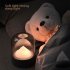 Cordless Glass Night Light Snow Mountain USB Rechargeable RGB 6 color Dimming Timing Breathing Sleep Lamp Bedside Lamp Decor For Home Bedroom Living Room Coffee