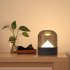Cordless Glass Night Light Snow Mountain USB Rechargeable RGB 6 color Dimming Timing Breathing Sleep Lamp Bedside Lamp Decor For Home Bedroom Living Room Coffee