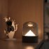 Cordless Glass Night Light Snow Mountain USB Rechargeable RGB 6 color Dimming Timing Breathing Sleep Lamp Bedside Lamp Decor For Home Bedroom Living Room Coffee