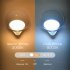 Cordless LED Light Smart Motion Sensor 360 Degree Rotating Bedside Wall Lamp USB Charging Magnetic Suction Night Light For Cabinet Stair Bedroom Closet Bathroom
