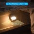Cordless LED Light Smart Motion Sensor 360 Degree Rotating Bedside Wall Lamp USB Charging Magnetic Suction Night Light For Cabinet Stair Bedroom Closet Bathroom
