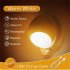 Cordless LED Light Smart Motion Sensor 360 Degree Rotating Bedside Wall Lamp USB Charging Magnetic Suction Night Light For Cabinet Stair Bedroom Closet Bathroom