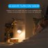 Cordless LED Light Smart Motion Sensor 360 Degree Rotating Bedside Wall Lamp USB Charging Magnetic Suction Night Light For Cabinet Stair Bedroom Closet Bathroom