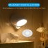 Cordless LED Light Smart Motion Sensor 360 Degree Rotating Bedside Wall Lamp USB Charging Magnetic Suction Night Light For Cabinet Stair Bedroom Closet Bathroom