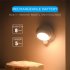 Cordless LED Light Smart Motion Sensor 360 Degree Rotating Bedside Wall Lamp USB Charging Magnetic Suction Night Light For Cabinet Stair Bedroom Closet Bathroom