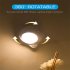 Cordless LED Light Smart Motion Sensor 360 Degree Rotating Bedside Wall Lamp USB Charging Magnetic Suction Night Light For Cabinet Stair Bedroom Closet Bathroom