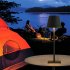 Cordless Table Lamp 2000mAh Rechargeable Battery LED Desk Lamp 3 Colors Stepless Dimming 3W Touch Switch For Bedroom Couple Dinner Desk Terrace black