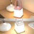 Cordless Table Lamp Rechargeable LED Desk Lamp 3 Colors Stepless Dimming Button Switch Control Portable LED Table Lamp For Bedroom Couple Dinner Desk Terrace Wh