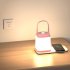 Cordless Table Lamp Rechargeable LED Desk Lamp 3 Colors Stepless Dimming Button Switch Control Portable LED Table Lamp For Bedroom Couple Dinner Desk Terrace Wh
