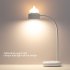 Cordless Table Lamp Night Table Lamp With USB Charging Interface Metal Hose Built in Rechargeable Battery Button Switch Desk Lamp For Bedroom Living Room glacie