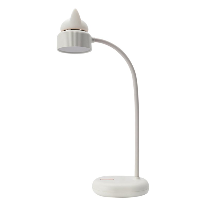 Cordless Table Lamp Night Table Lamp With USB Charging Interface Metal Hose Built-in Rechargeable Battery Button Switch Desk Lamp For Bedroom Living Room glacier white