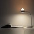 Cordless Table Lamp Night Table Lamp With USB Charging Interface Metal Hose Built in Rechargeable Battery Button Switch Desk Lamp For Bedroom Living Room glacie