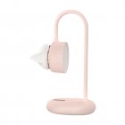 Cordless Table Lamp Night Table Lamp With USB Charging Interface Metal Hose Built-in Rechargeable Battery Button Switch Desk Lamp For Bedroom Living Room coral pink