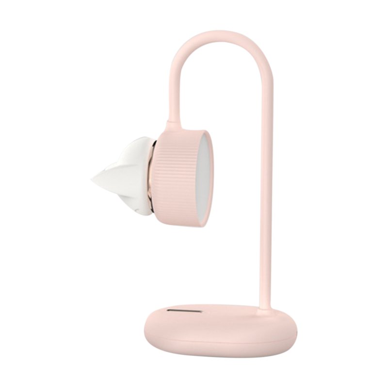 Cordless Table Lamp Night Table Lamp With USB Charging Interface Metal Hose Built-in Rechargeable Battery Button Switch Desk Lamp For Bedroom Living Room coral pink