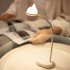 Cordless Table Lamp Night Table Lamp With USB Charging Interface Metal Hose Built in Rechargeable Battery Button Switch Desk Lamp For Bedroom Living Room Mint G