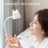 Cordless Table Lamp Night Table Lamp With USB Charging Interface Metal Hose Built in Rechargeable Battery Button Switch Desk Lamp For Bedroom Living Room Mint G