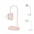 Cordless Table Lamp Night Table Lamp With USB Charging Interface Metal Hose Built in Rechargeable Battery Button Switch Desk Lamp For Bedroom Living Room Mint G