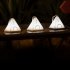 Cordless Tent Night Light Portable Rechargeable 3 level Brightness Adjustable Night Lamp For Outdoor Camping Hiking Khaki