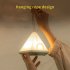 Cordless Tent Night Light Portable Rechargeable 3 level Brightness Adjustable Night Lamp For Outdoor Camping Hiking Khaki